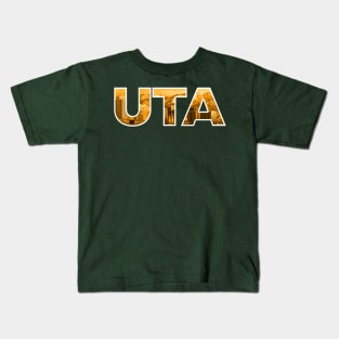 Utah Jazz UTA Skyline Kids T-Shirt